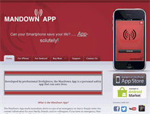 Tablet Screenshot of mandownapp.com